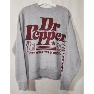 Dr.pepper women's XS gray Sweatshirt